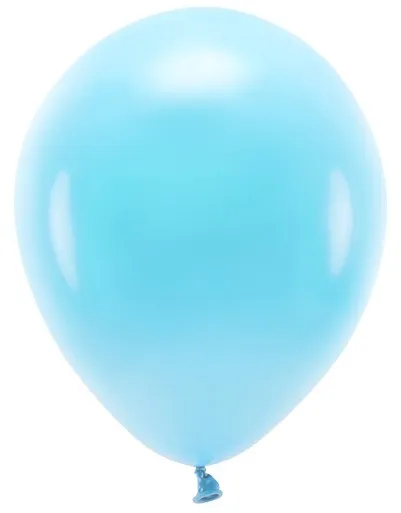 100 palloncini pastello eco blu baby 26cm