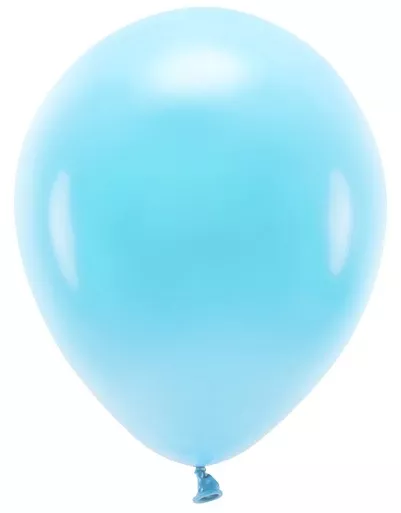 100 palloncini pastello eco blu baby 26cm