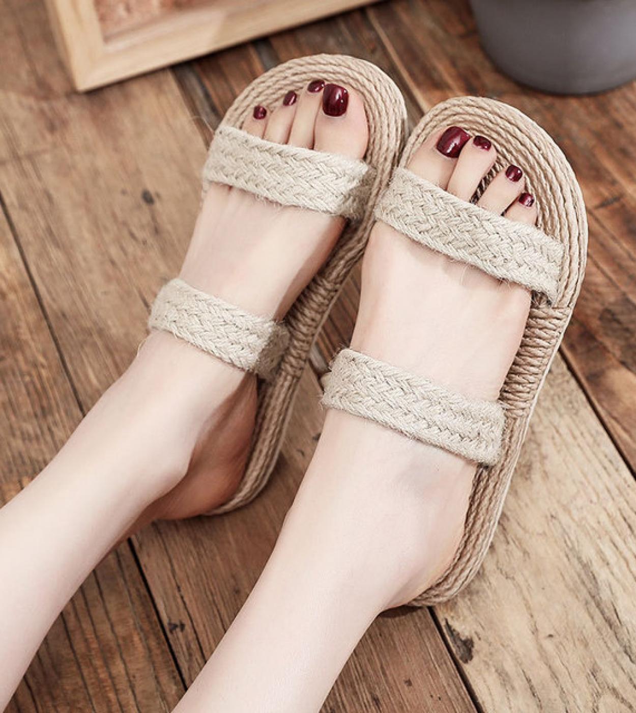 2022 estate nuove espadrillas scarpe da donna pantofole tendenza semplice piatto allaperto spiaggia sandali casual femminile lu