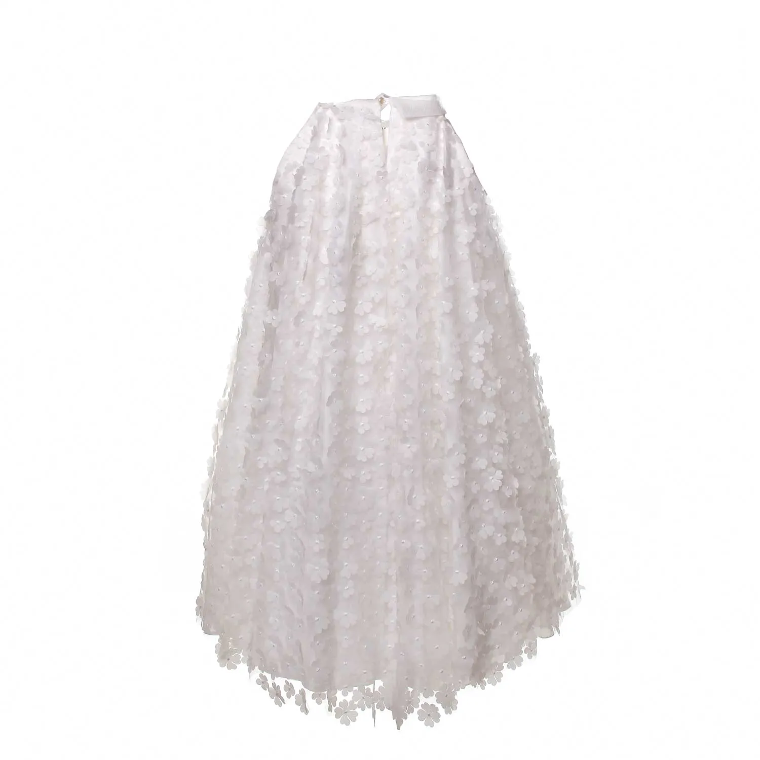 Abito Bambina Teen Tulle Bianco Cerimonia
