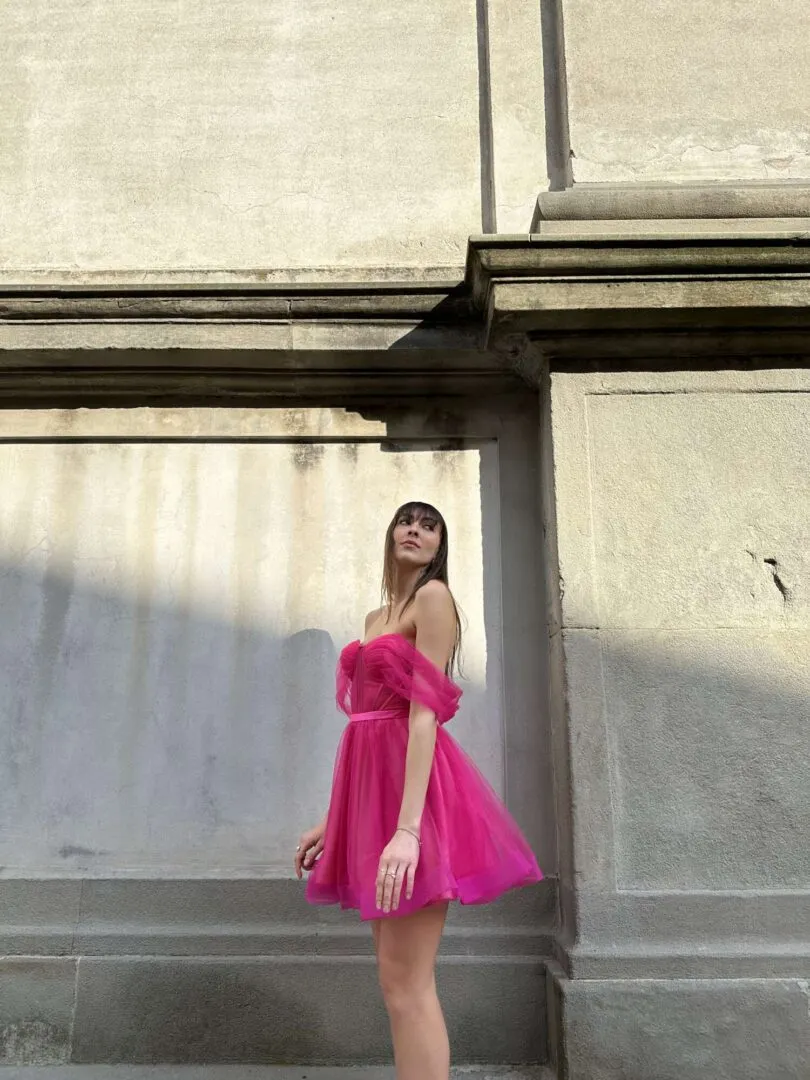 Abito Corto Tulle