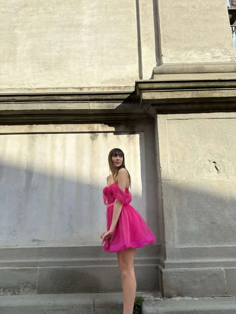 Abito Corto Tulle
