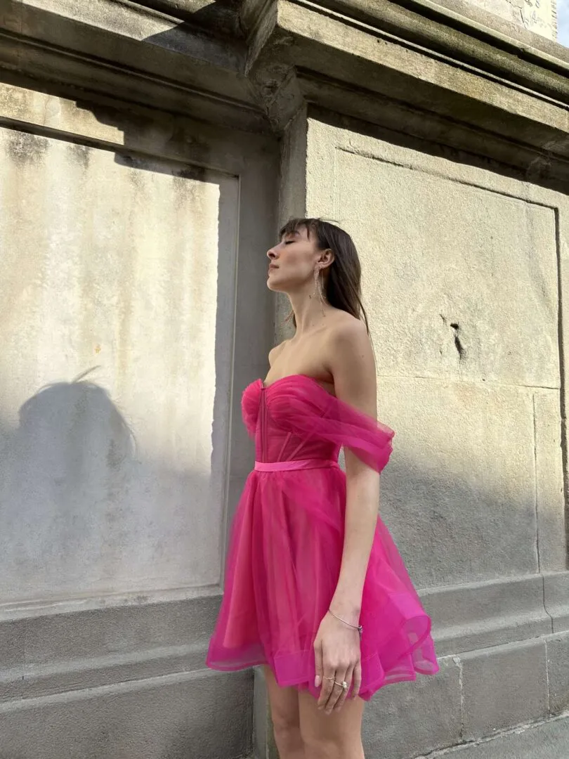 Abito Corto Tulle