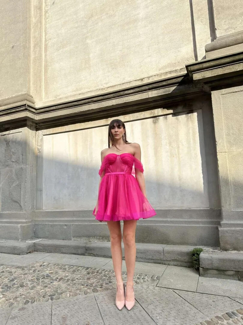 Abito Corto Tulle