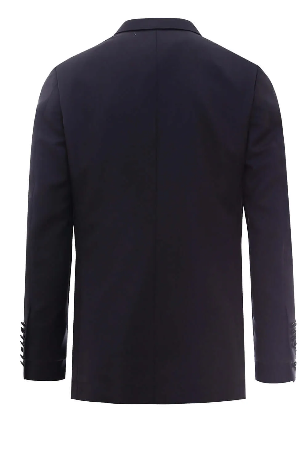 Abito smoking con dettagli in satin - CARUSO