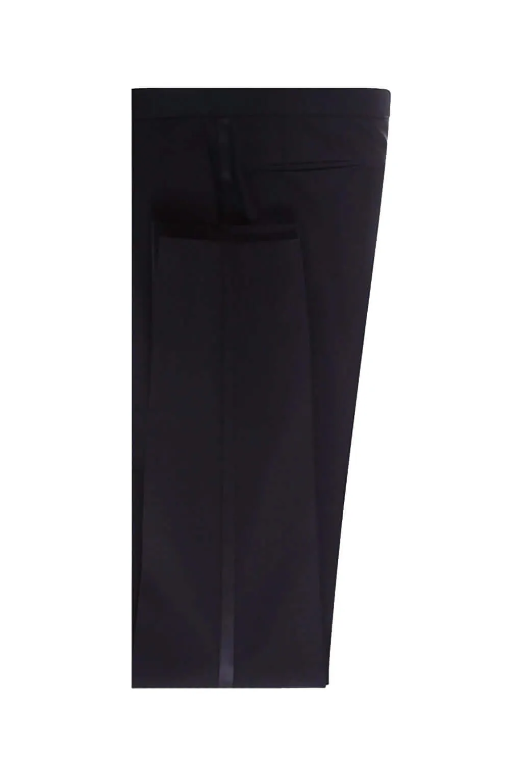 Abito smoking con dettagli in satin - CARUSO