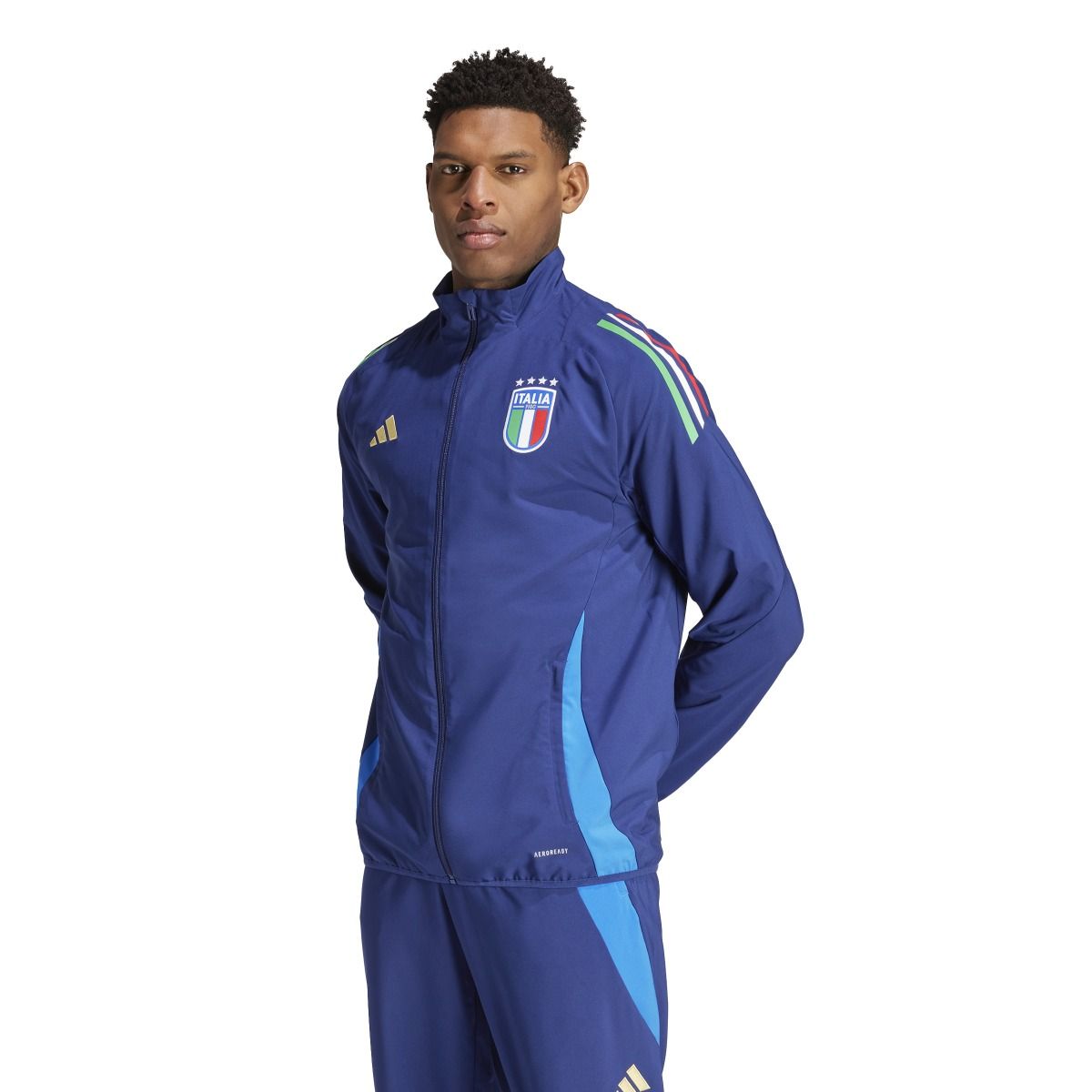 ADIDAS Felpa pre match italia figc