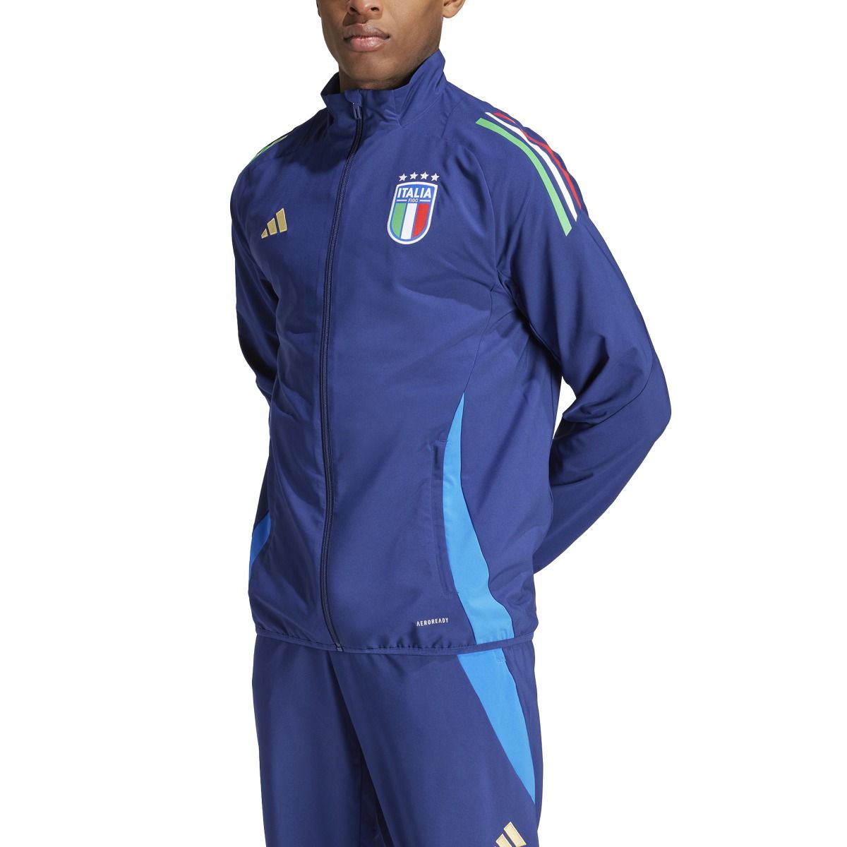 ADIDAS Felpa pre match italia figc