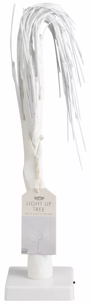 Albero luminoso in bianco 40cm