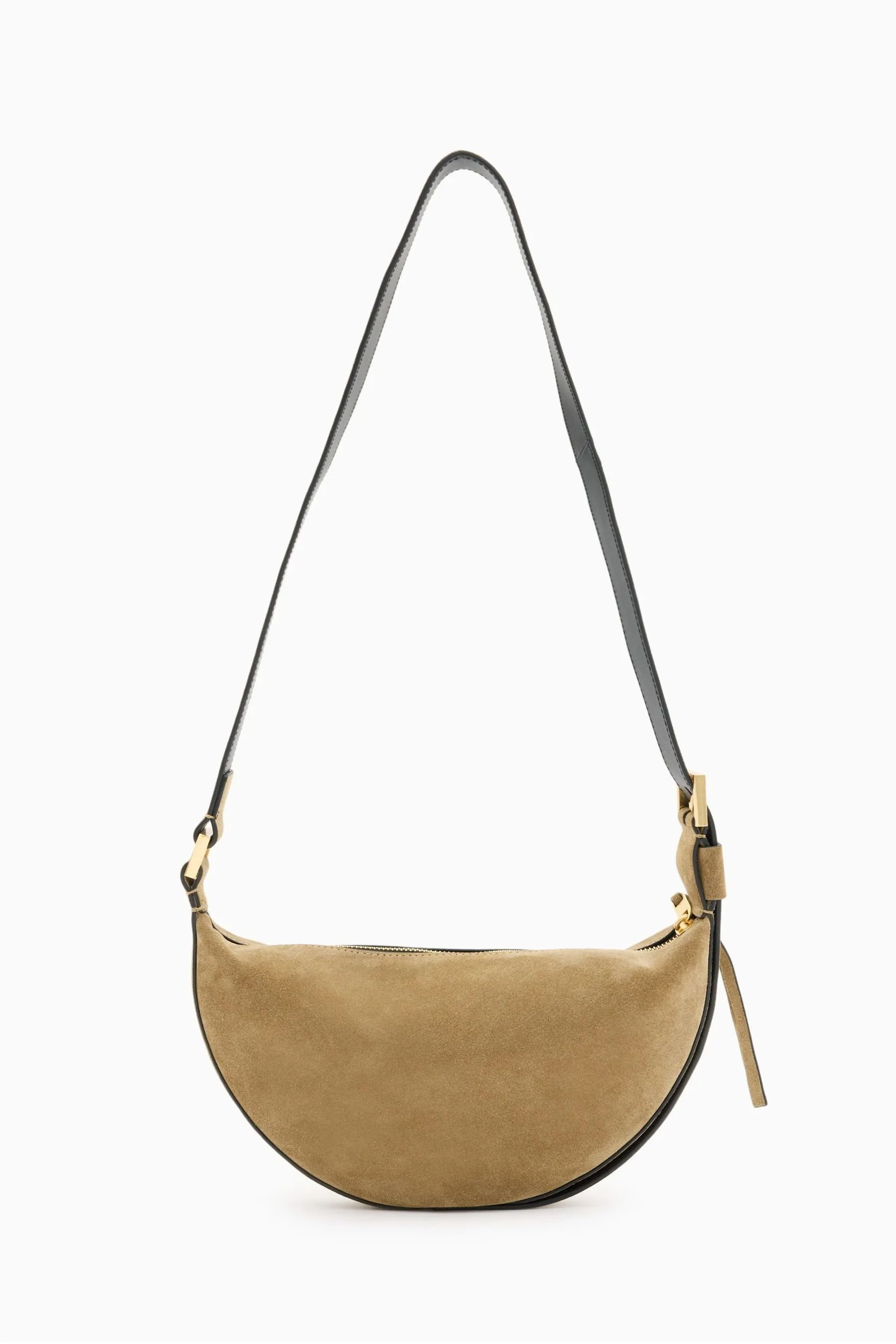 AllSaints - Borsa a tracolla a mezzaluna    