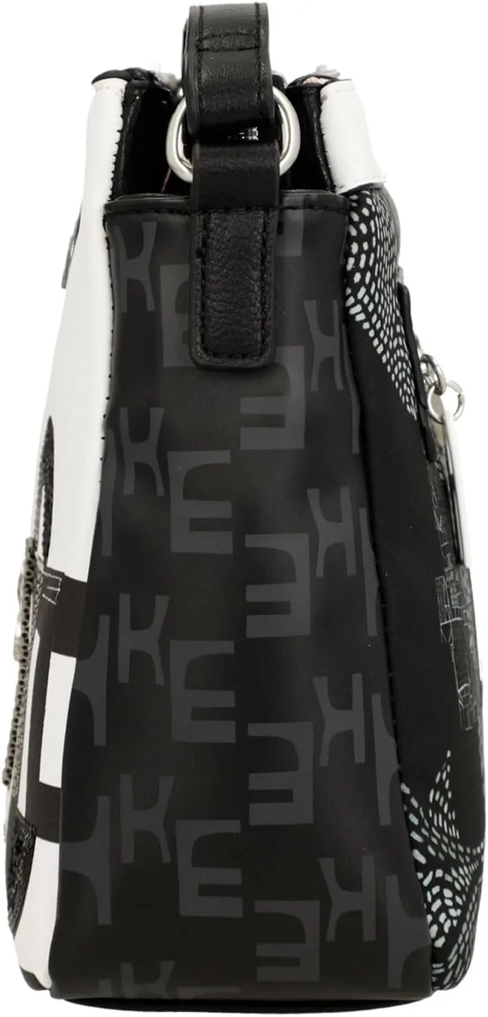 ANEKKE Borsa a Tracolla Donna - Nero/bianco modello 38863-184