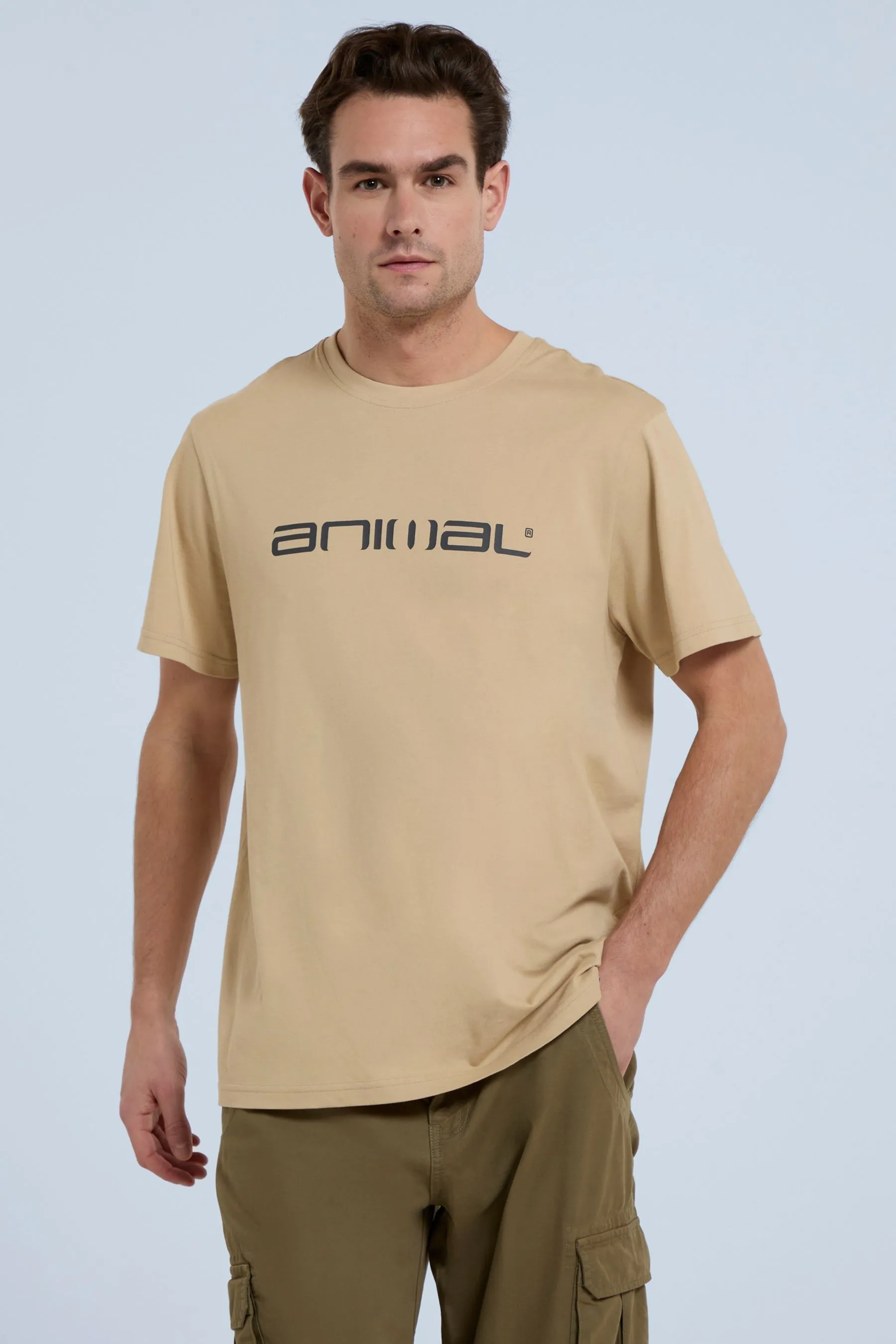 Animal Leon Maglietta Rilassata Uomo 100% Cotone    