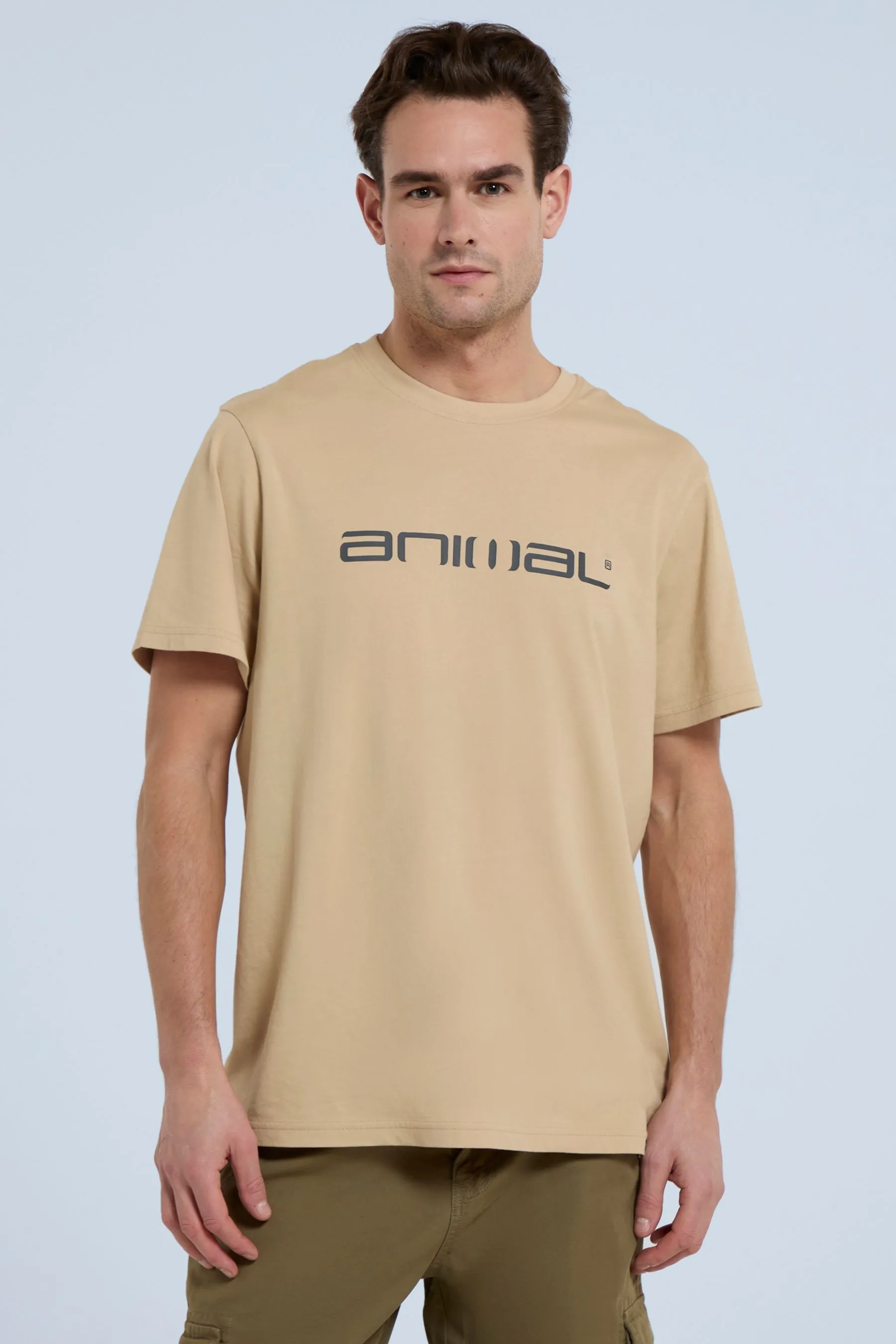 Animal Leon Maglietta Rilassata Uomo 100% Cotone    