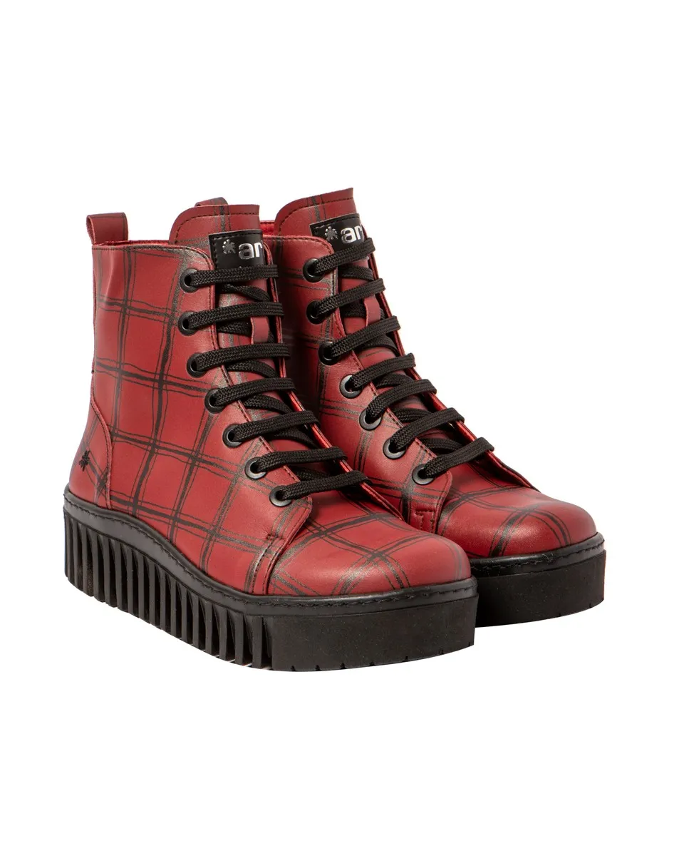 Art Company 1513F FANTASY RED TARTAN/BRIGHTON 