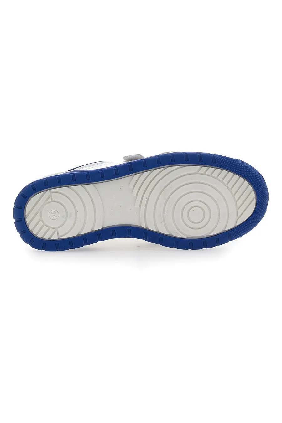  ASSO Sneakers basse Asso 13141 Bianche e Blu con sottopiede in pelle