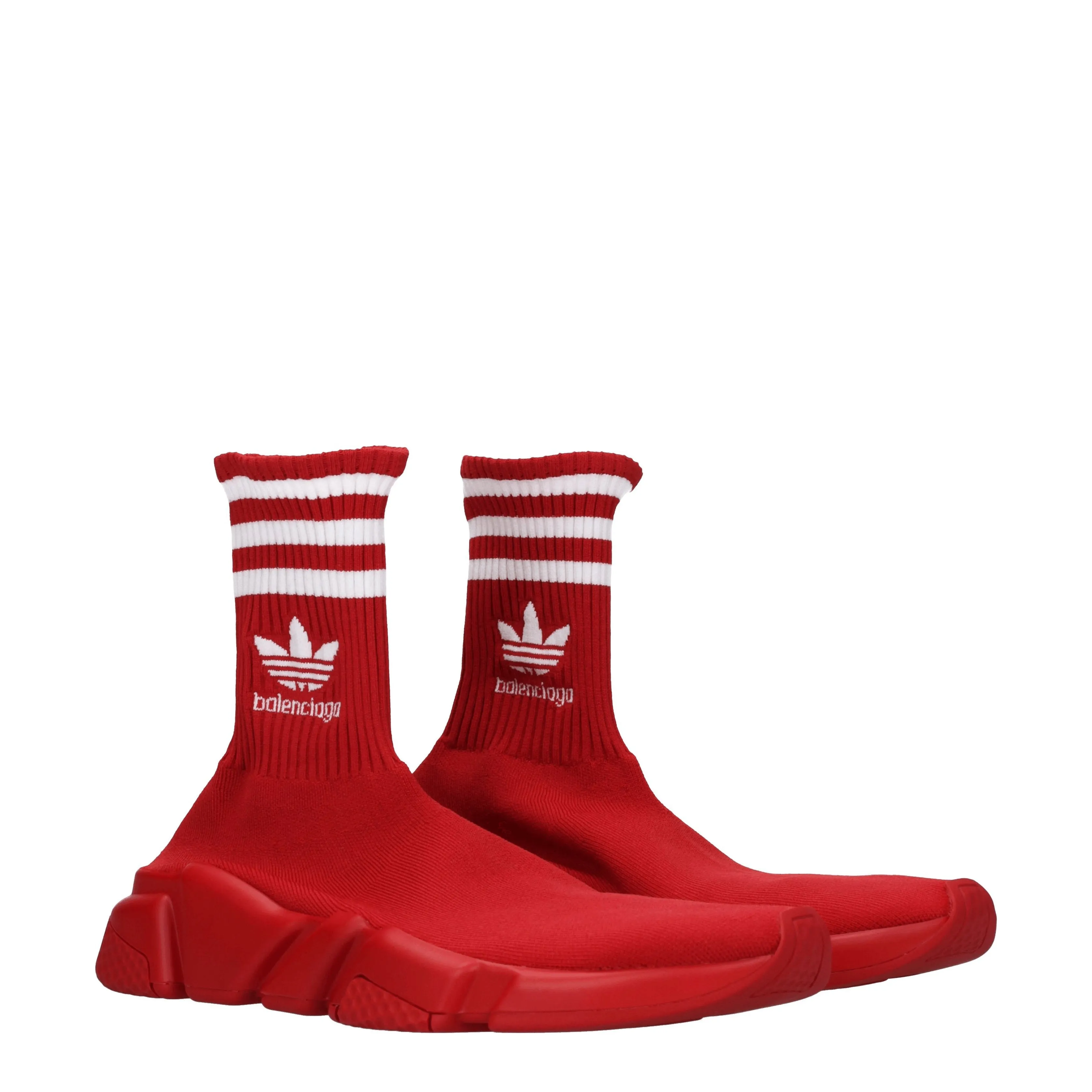 Balenciaga Sneakers Adidas speed Uomo Tessuto Rosso/Bianco