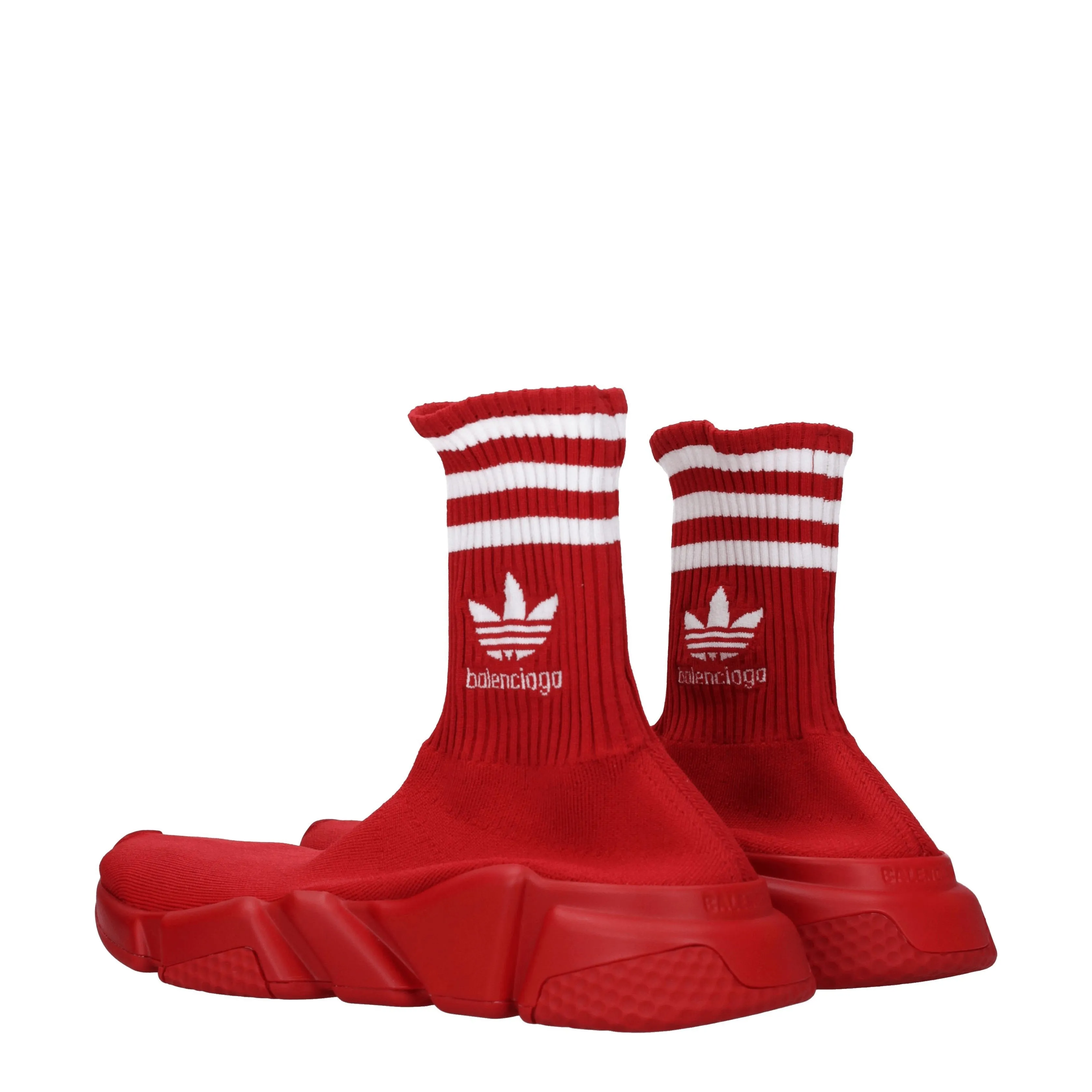 Balenciaga Sneakers Adidas speed Uomo Tessuto Rosso/Bianco
