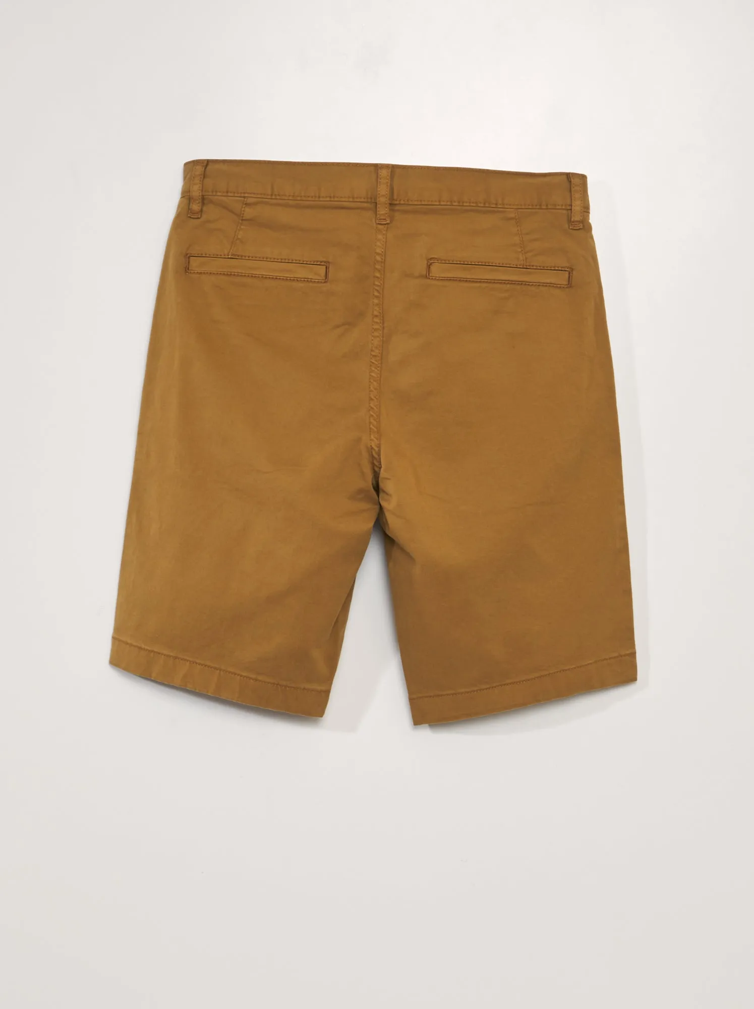 Bermuda chino tinta unita - KAKI