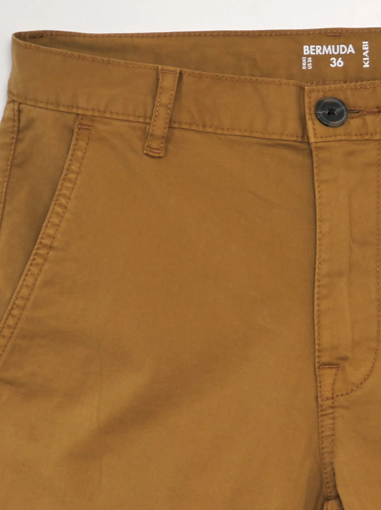 Bermuda chino tinta unita - KAKI