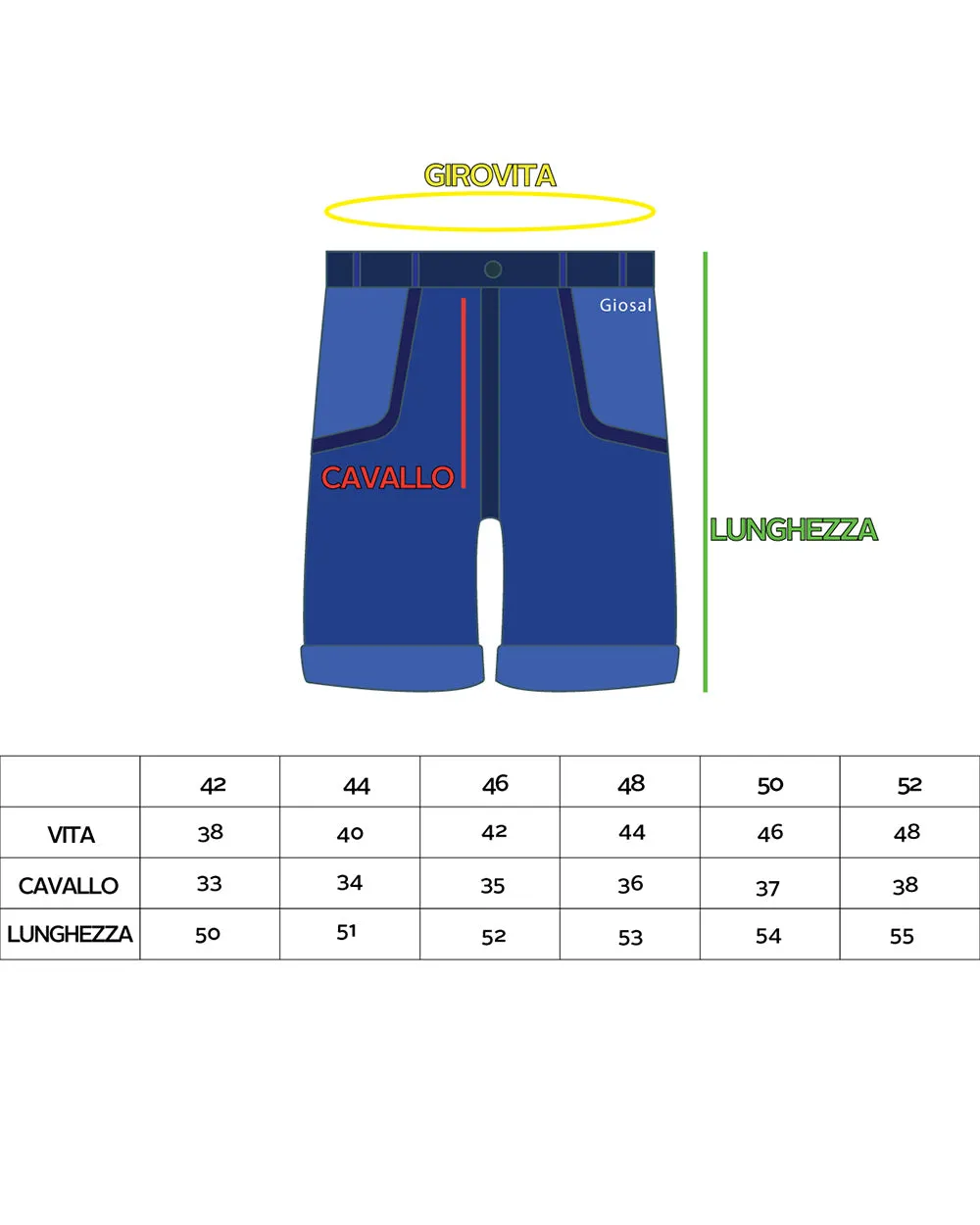 Bermuda Pantaloncino Uomo Corto Nero Tinta Unita GIOSAL-PC1632A