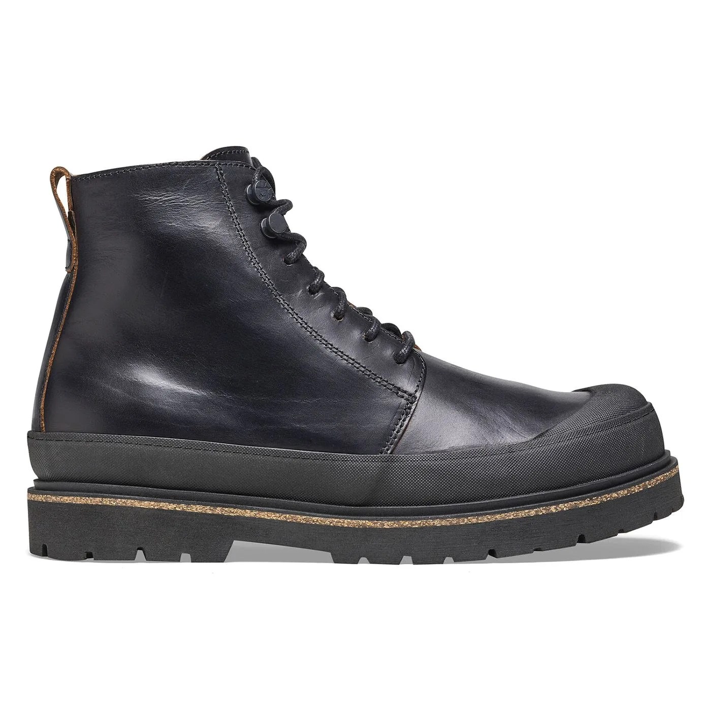 Birkenstock Prescott Lace Men black, Pull Up Leather Boots - Stivaletti Stringati Uomo Neri    