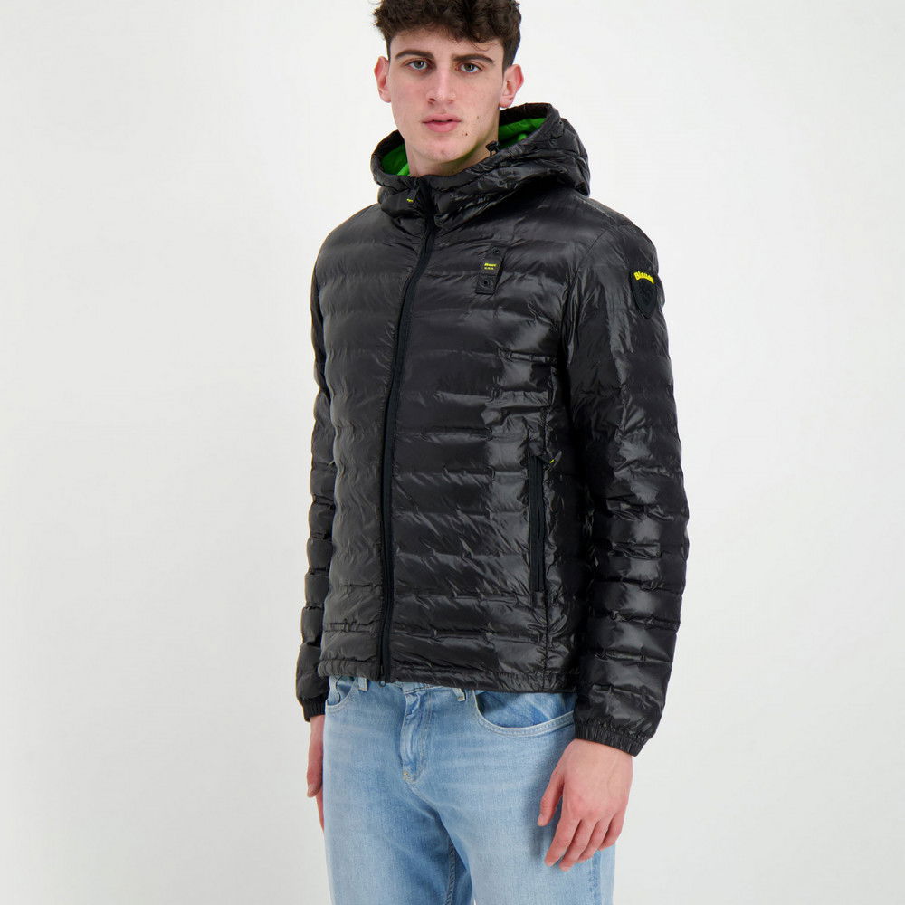 BLAUER PIUMINO CON CAPPUCCIO ECO