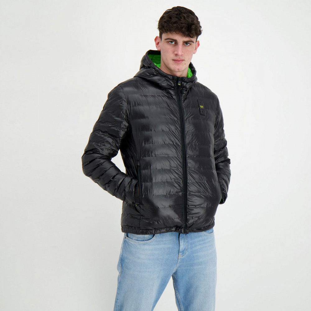 BLAUER PIUMINO CON CAPPUCCIO ECO