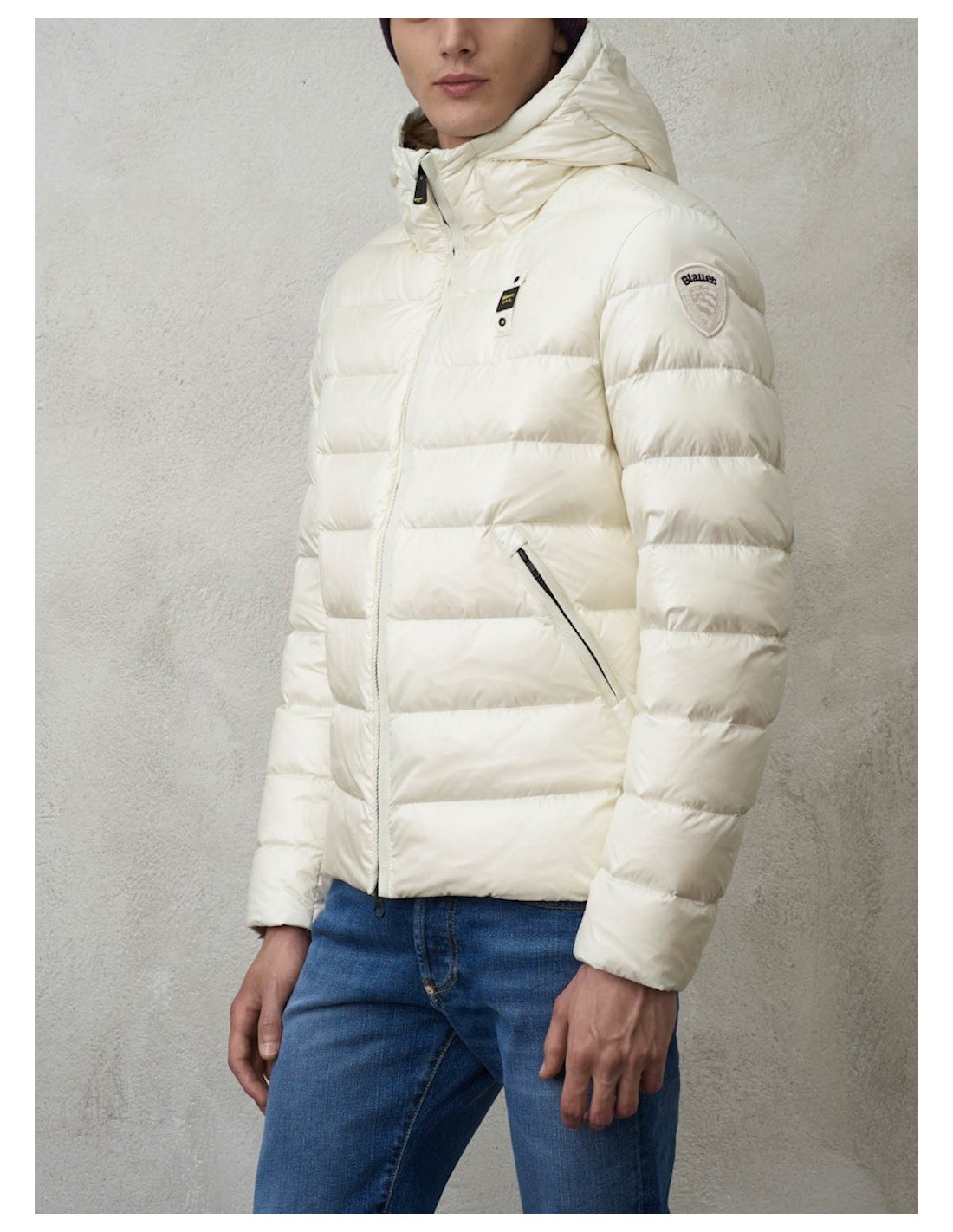 BLAUER PIUMINO UOMO CORTO IMBOTTITO IN PIUMA