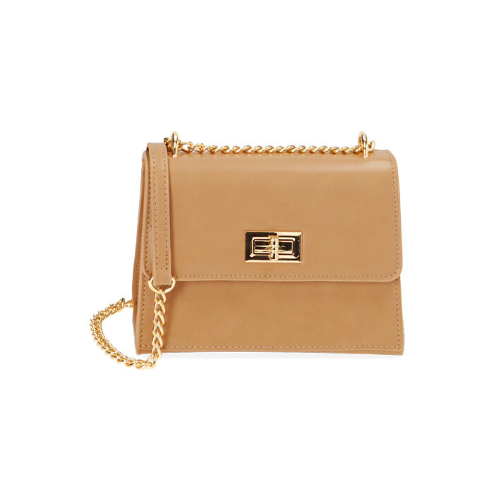 Borsa a tracolla camel