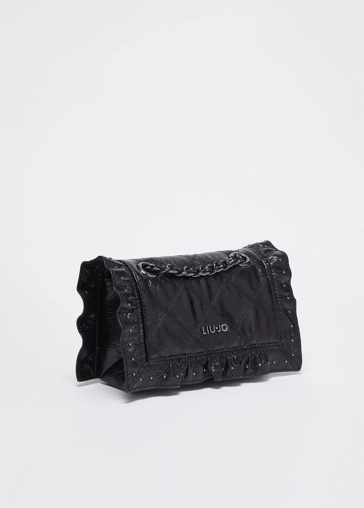 Borsa a tracolla glossy matelassé