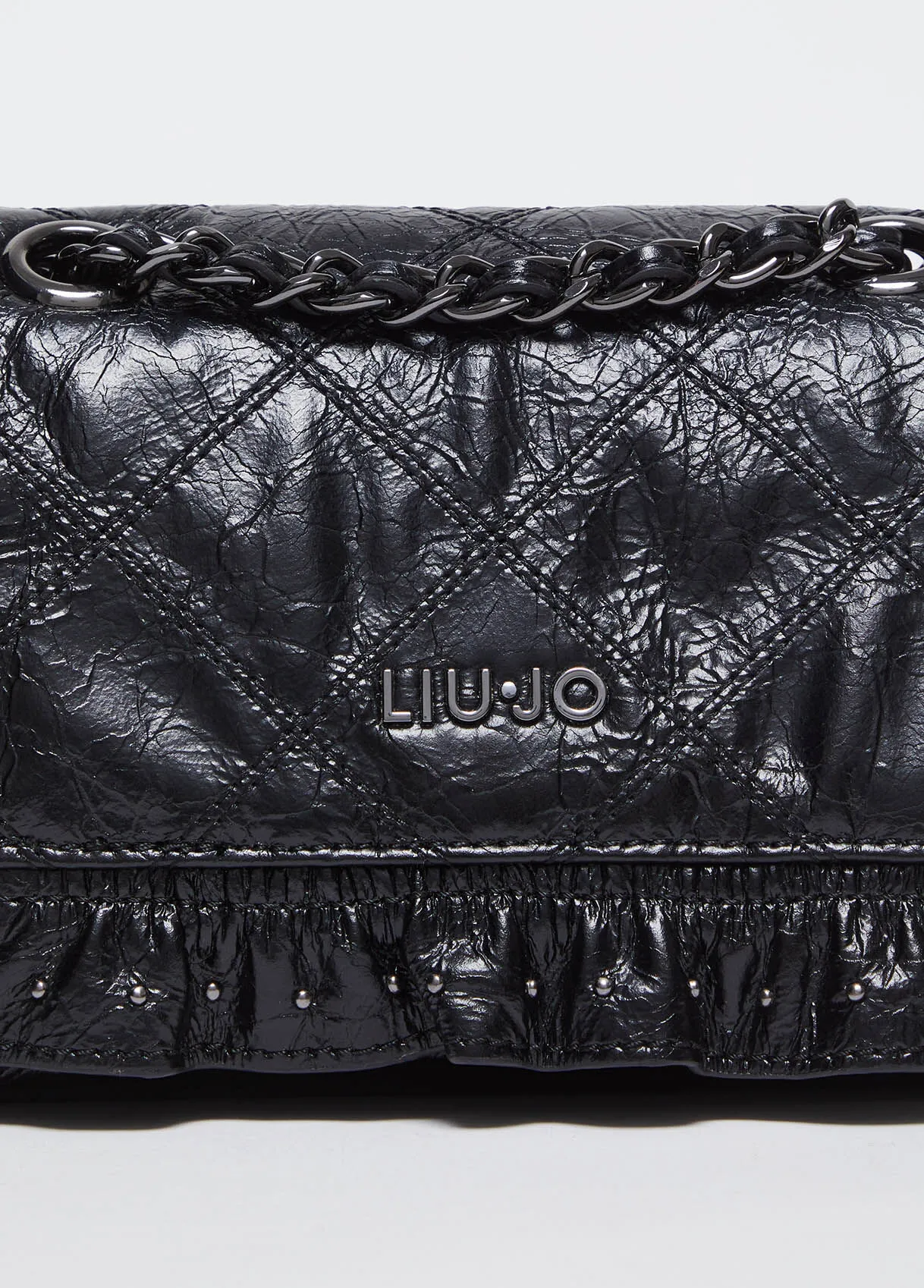 Borsa a tracolla glossy matelassé