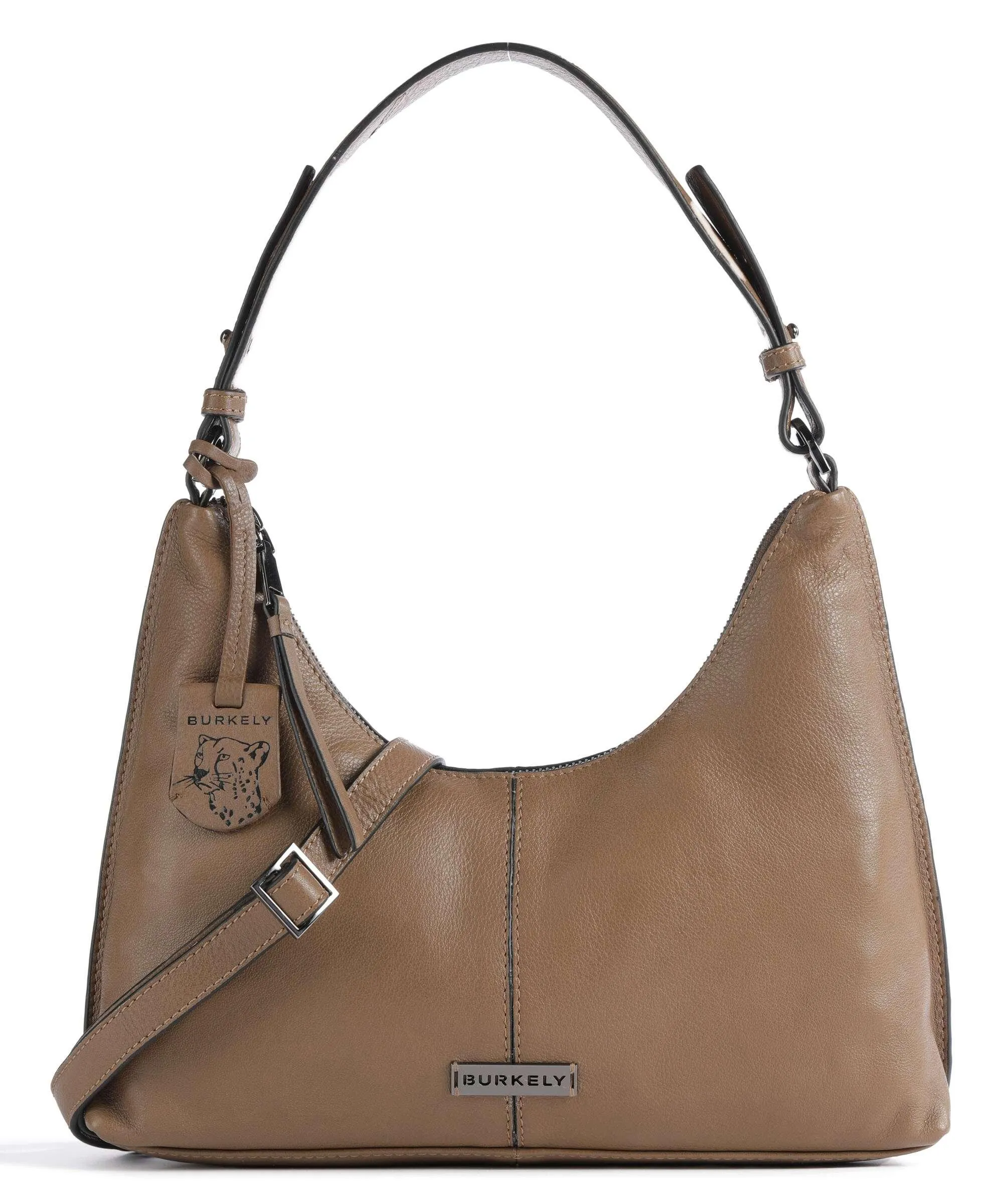  Burkely Mystic Maeve Borsa a spalla pelle granulata marrone chiaro  