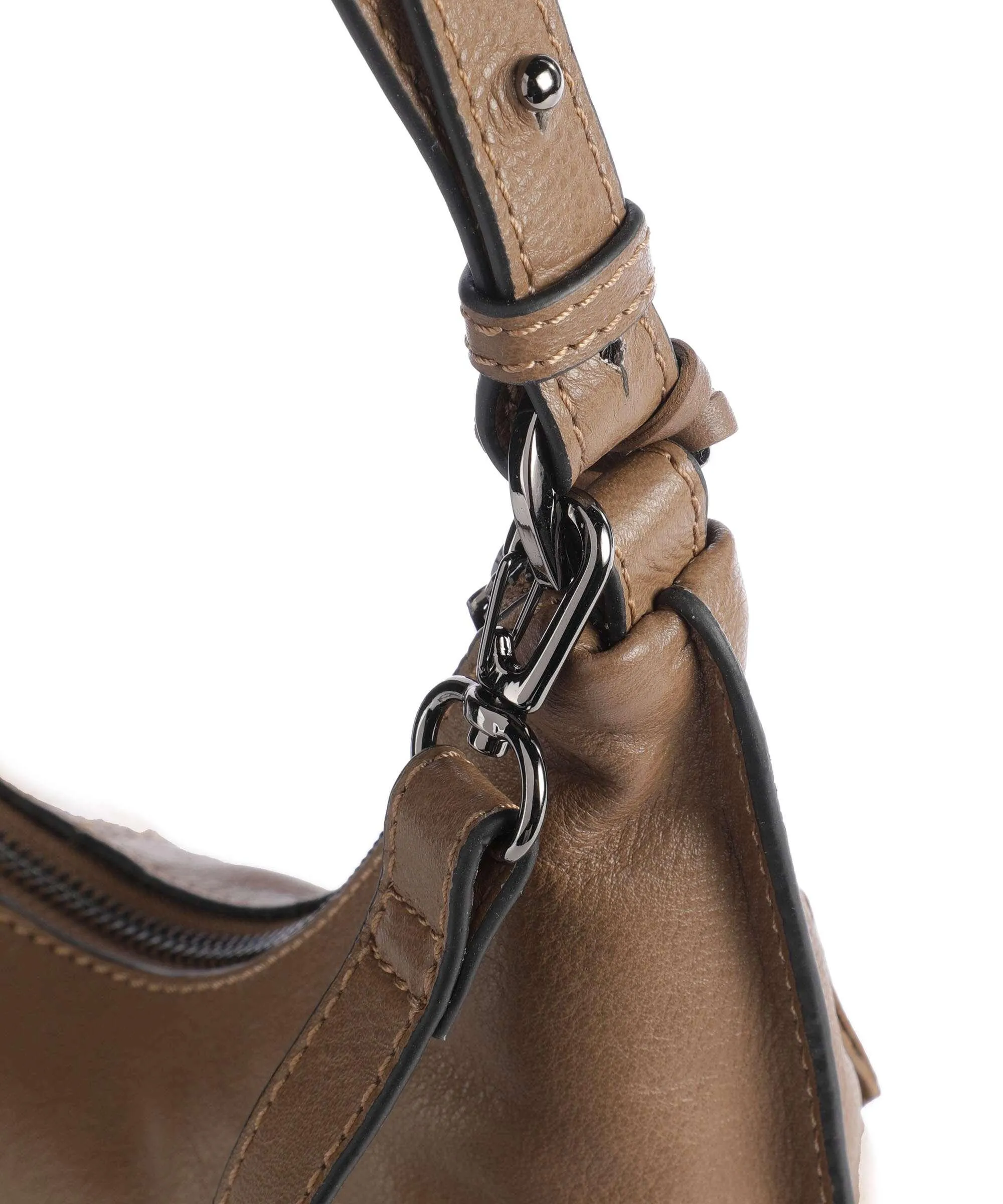  Burkely Mystic Maeve Borsa a spalla pelle granulata marrone chiaro  