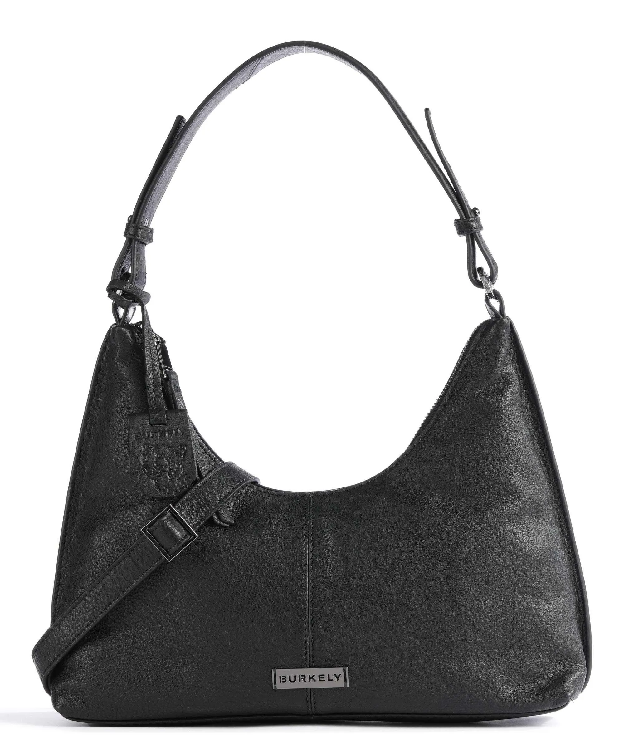 Burkely Mystic Maeve Borsa a spalla pelle granulata nero  