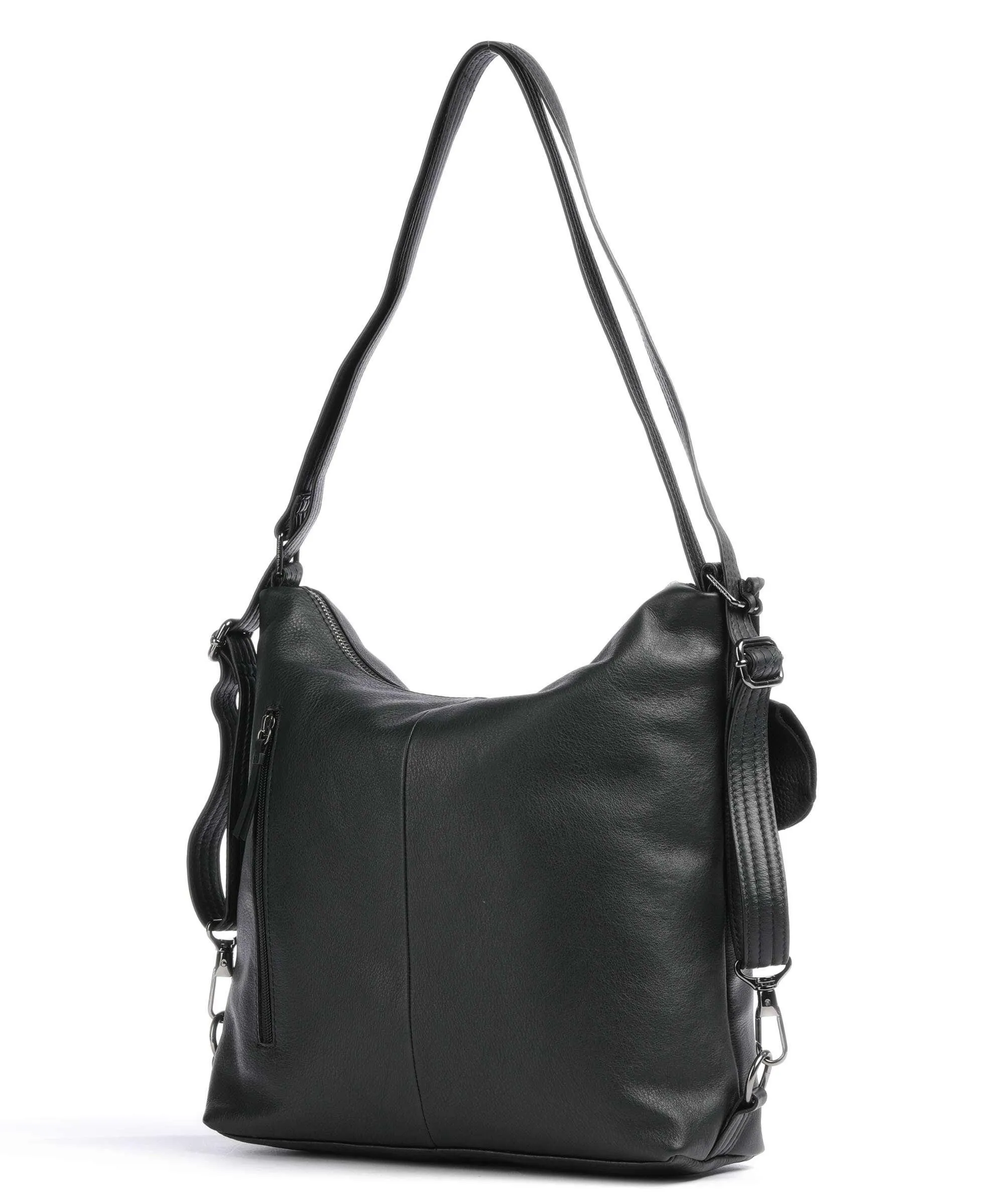  Burkely Rock Ruby Borsa a zainetto pelle granulata nero  