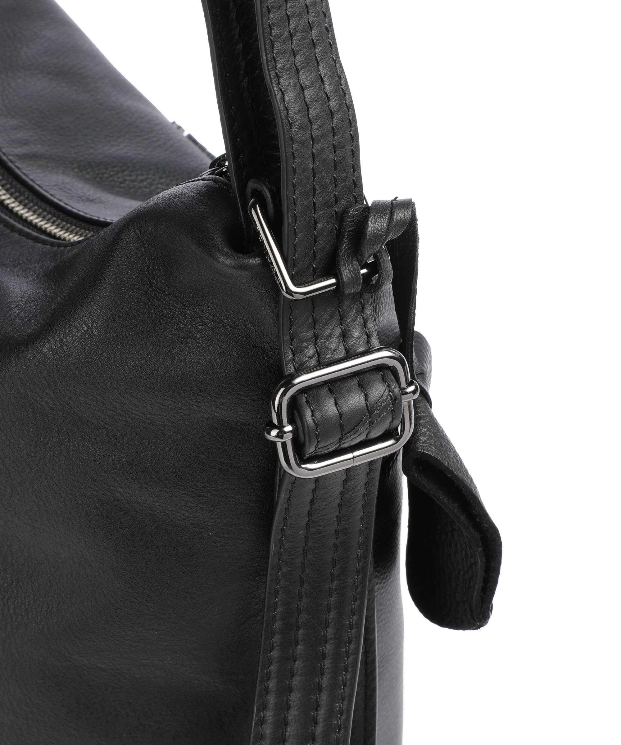  Burkely Rock Ruby Borsa a zainetto pelle granulata nero  
