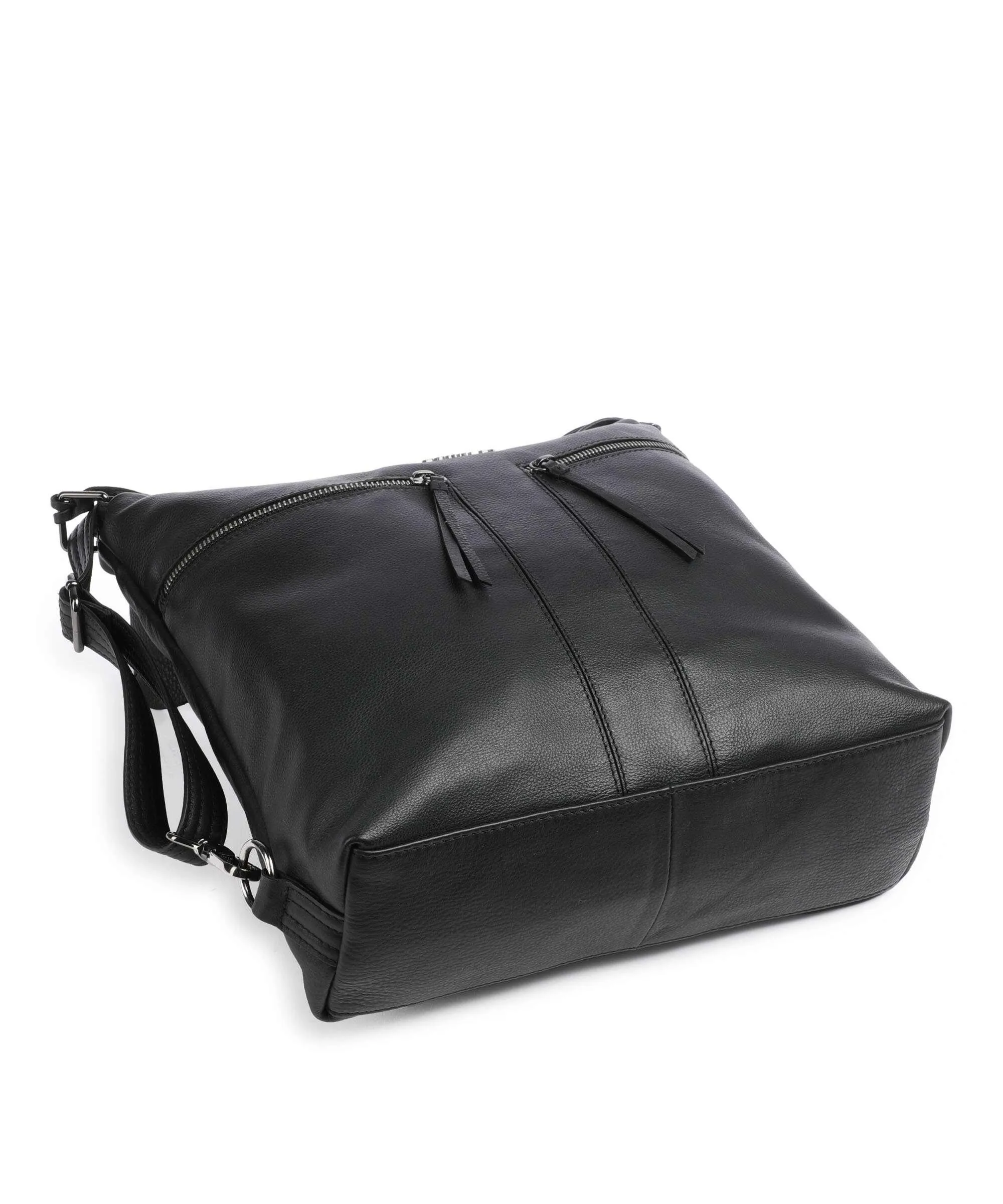  Burkely Rock Ruby Borsa a zainetto pelle granulata nero  