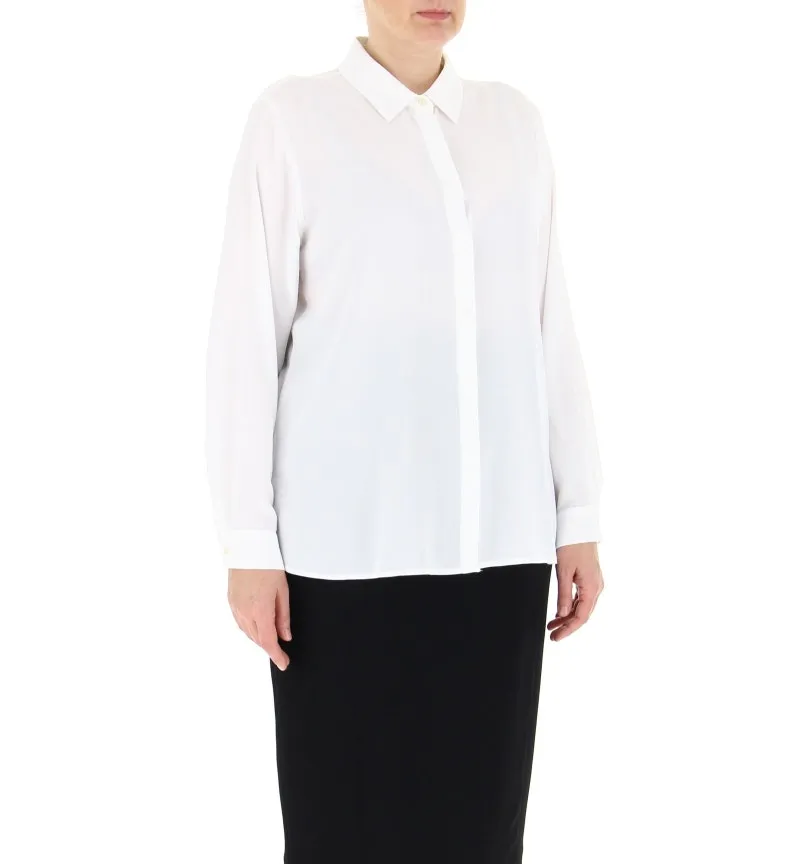 Camicia misto seta