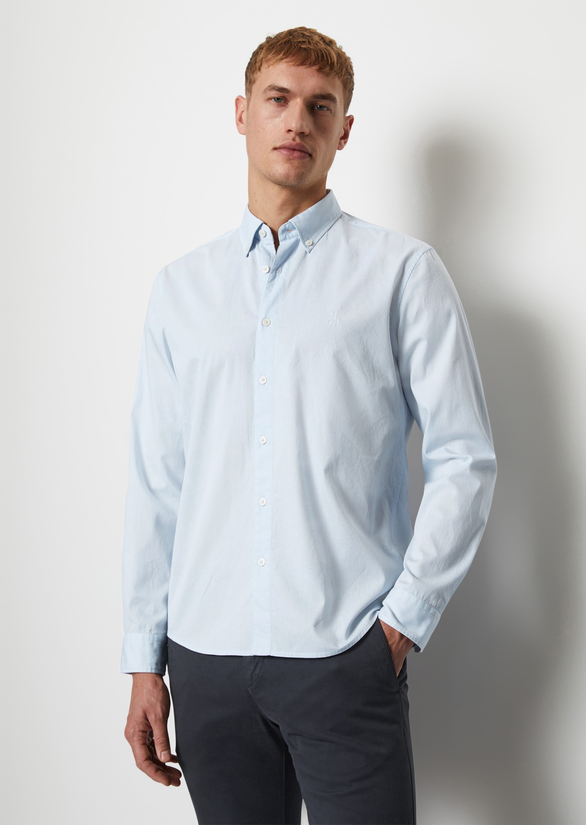 Camicia regolare in cotone biologico