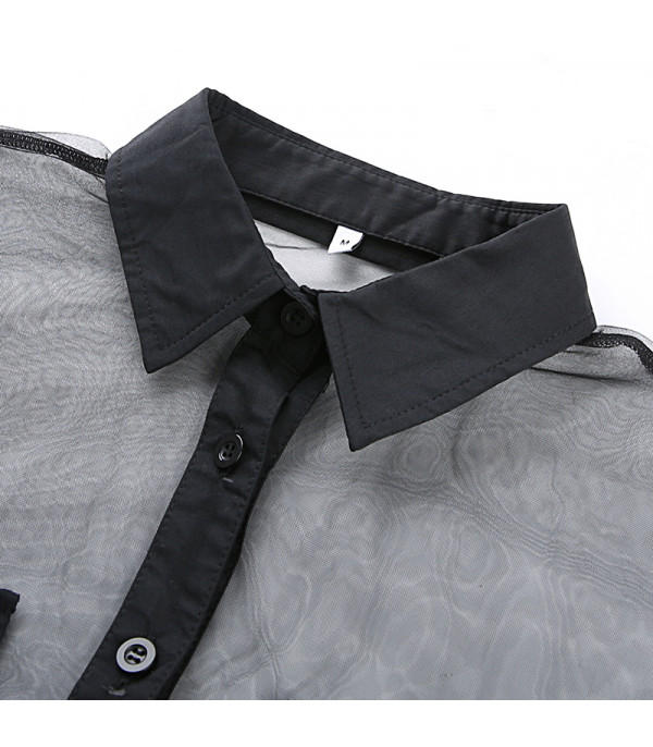 Camicia trasparente Elsha