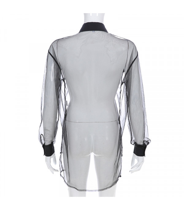 Camicia trasparente Elsha