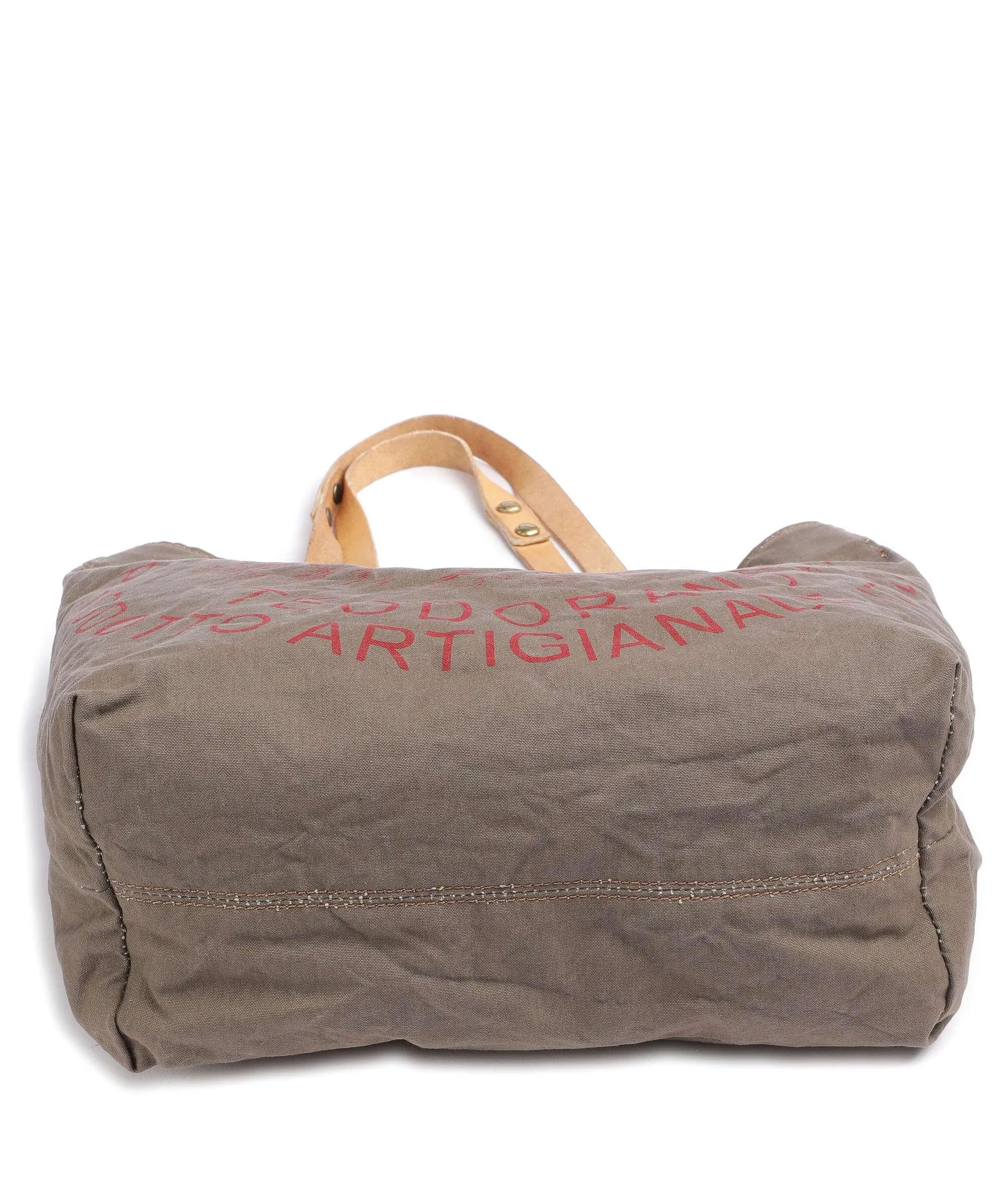  Campomaggi Borsa shopper cotone marrone  