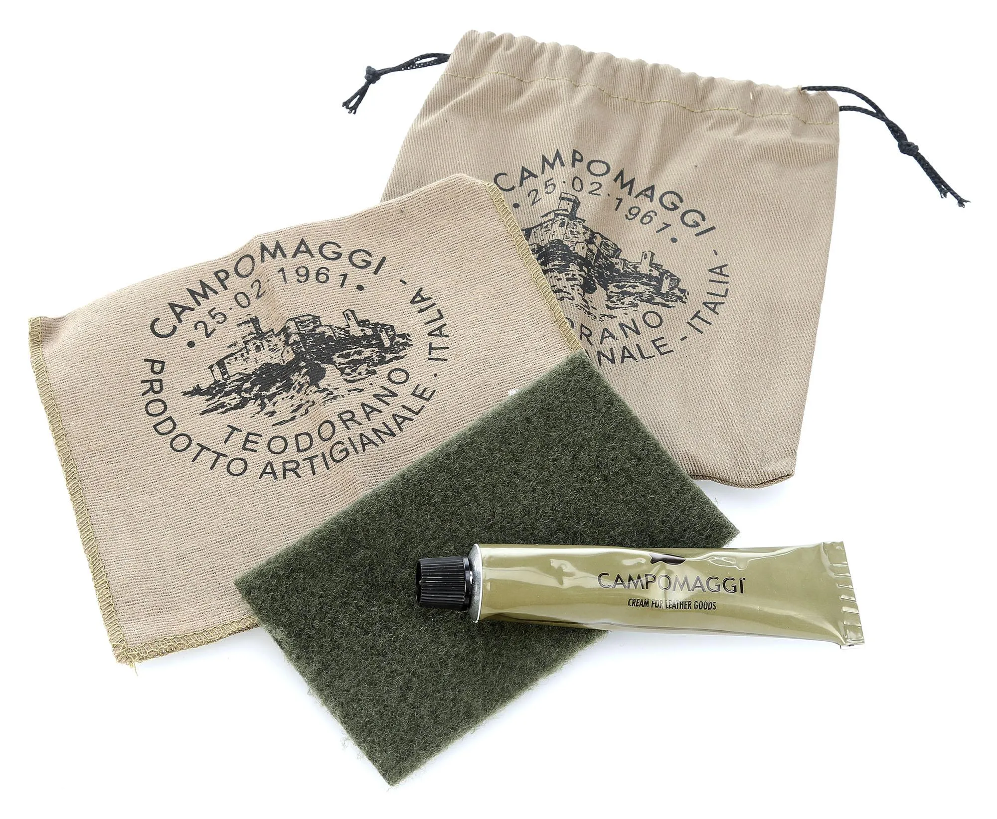  Campomaggi Borsa shopper cotone marrone  