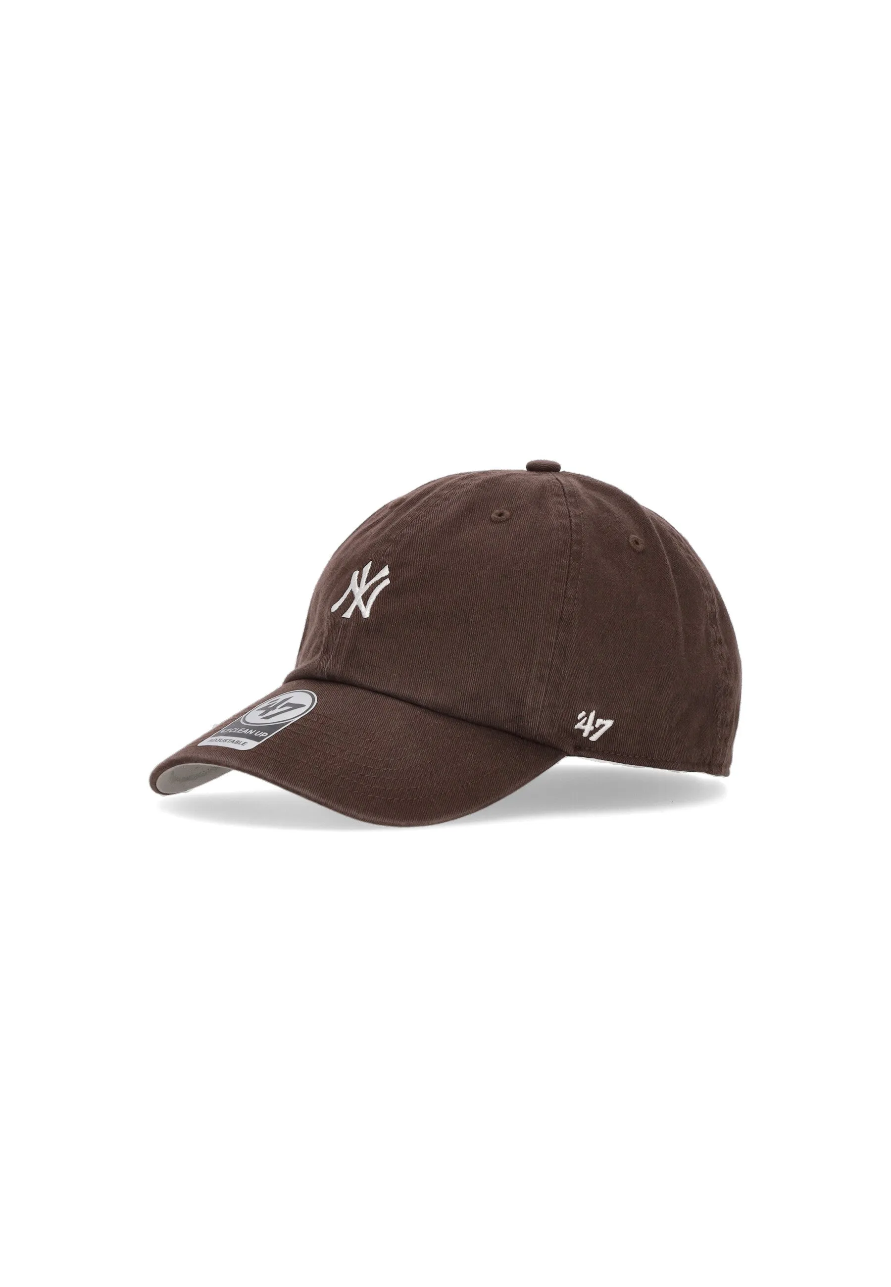 Cappellino Visiera Curva Uomo Mlb Clean Up Neyyan Brown/white