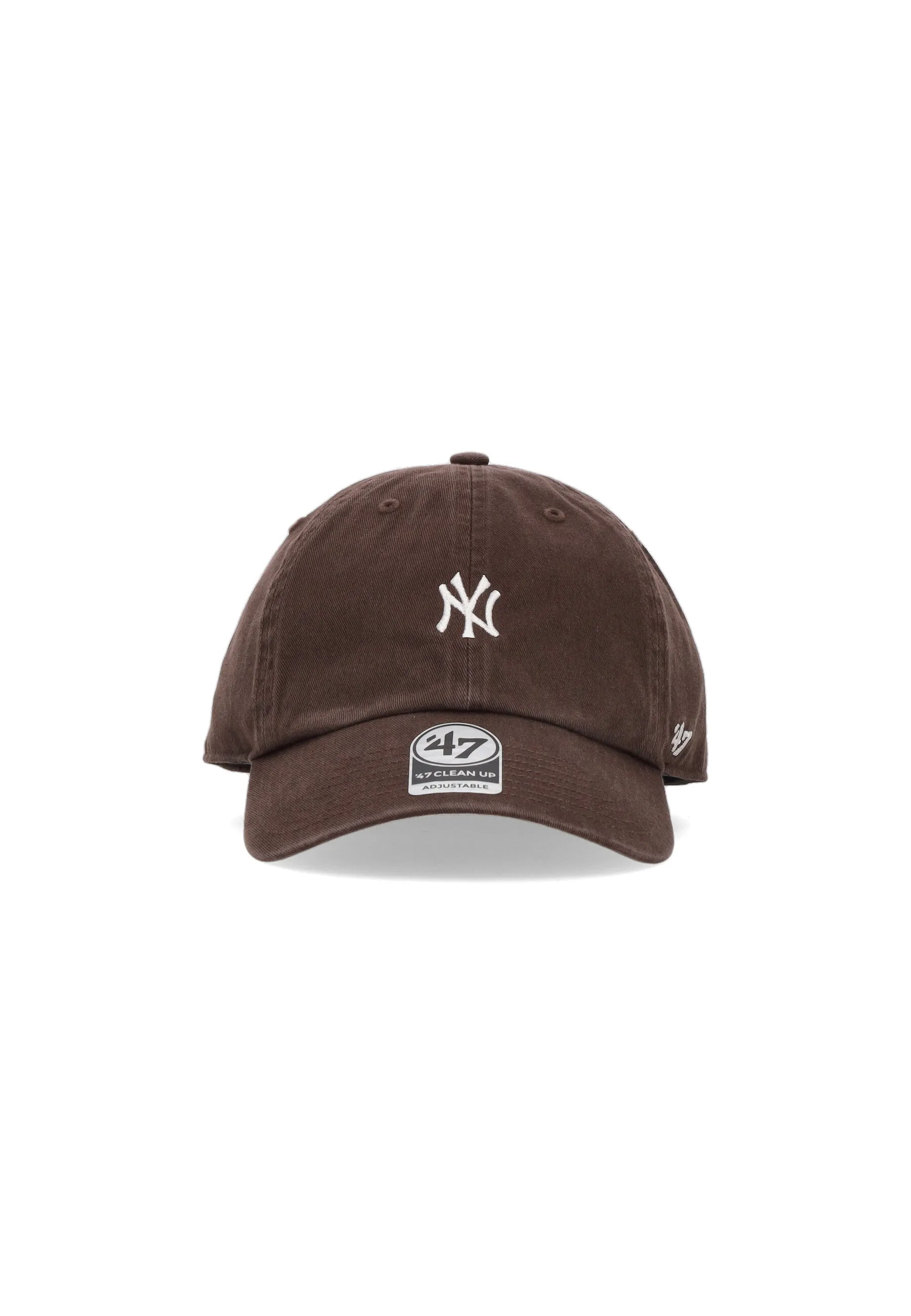 Cappellino Visiera Curva Uomo Mlb Clean Up Neyyan Brown/white