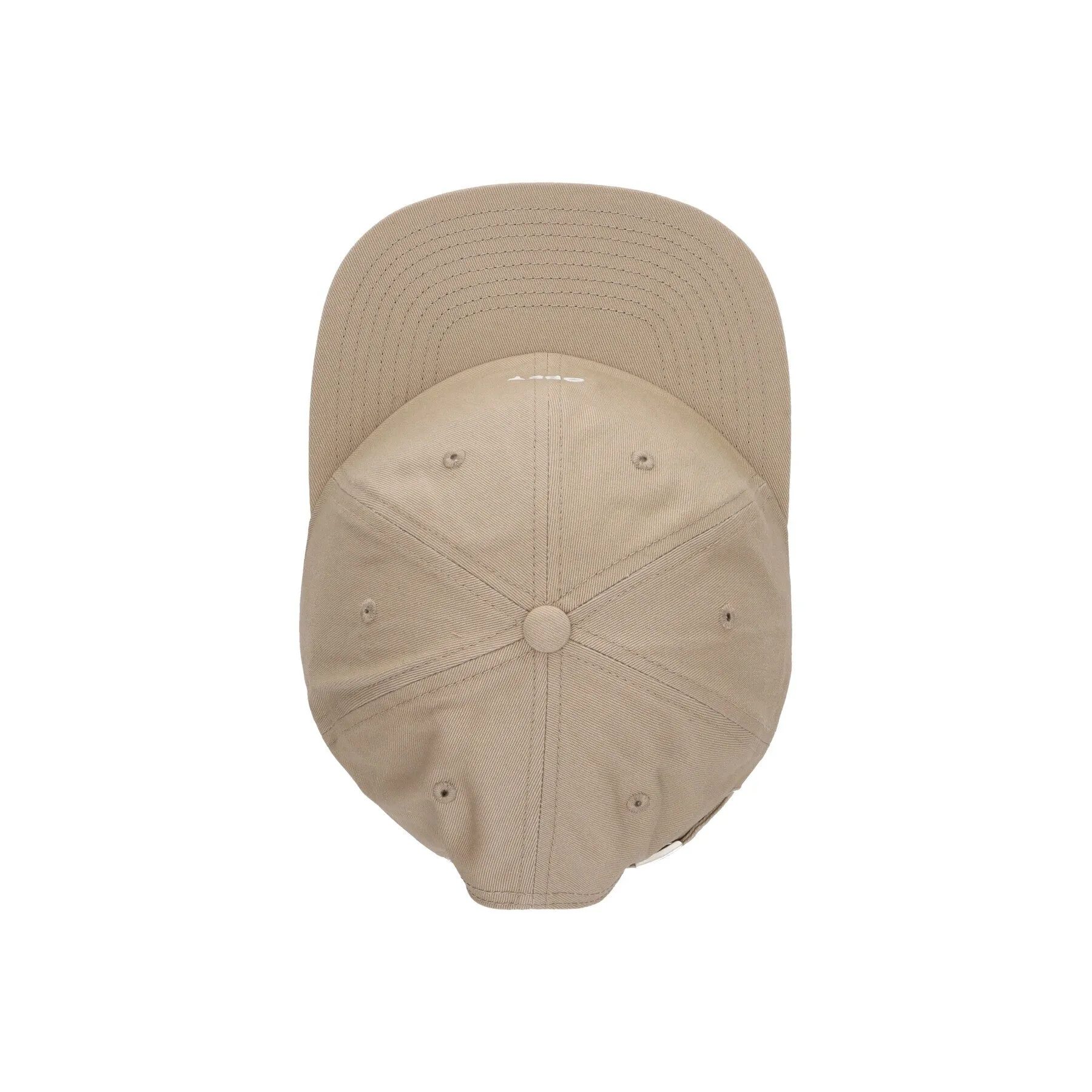 Cappellino Visiera Piatta Uomo Bold Twill 6 Panel Strapback Khaki