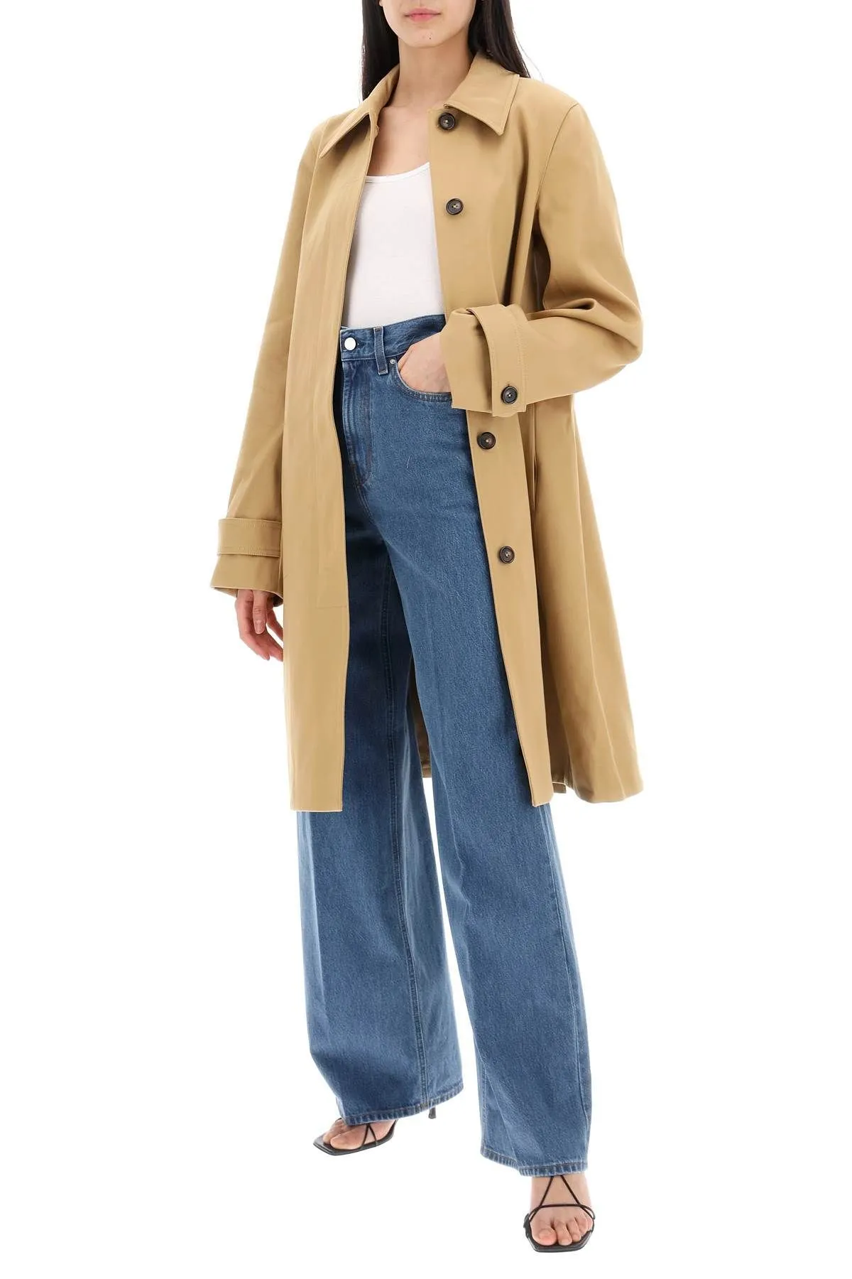 Car coat in cotone organico