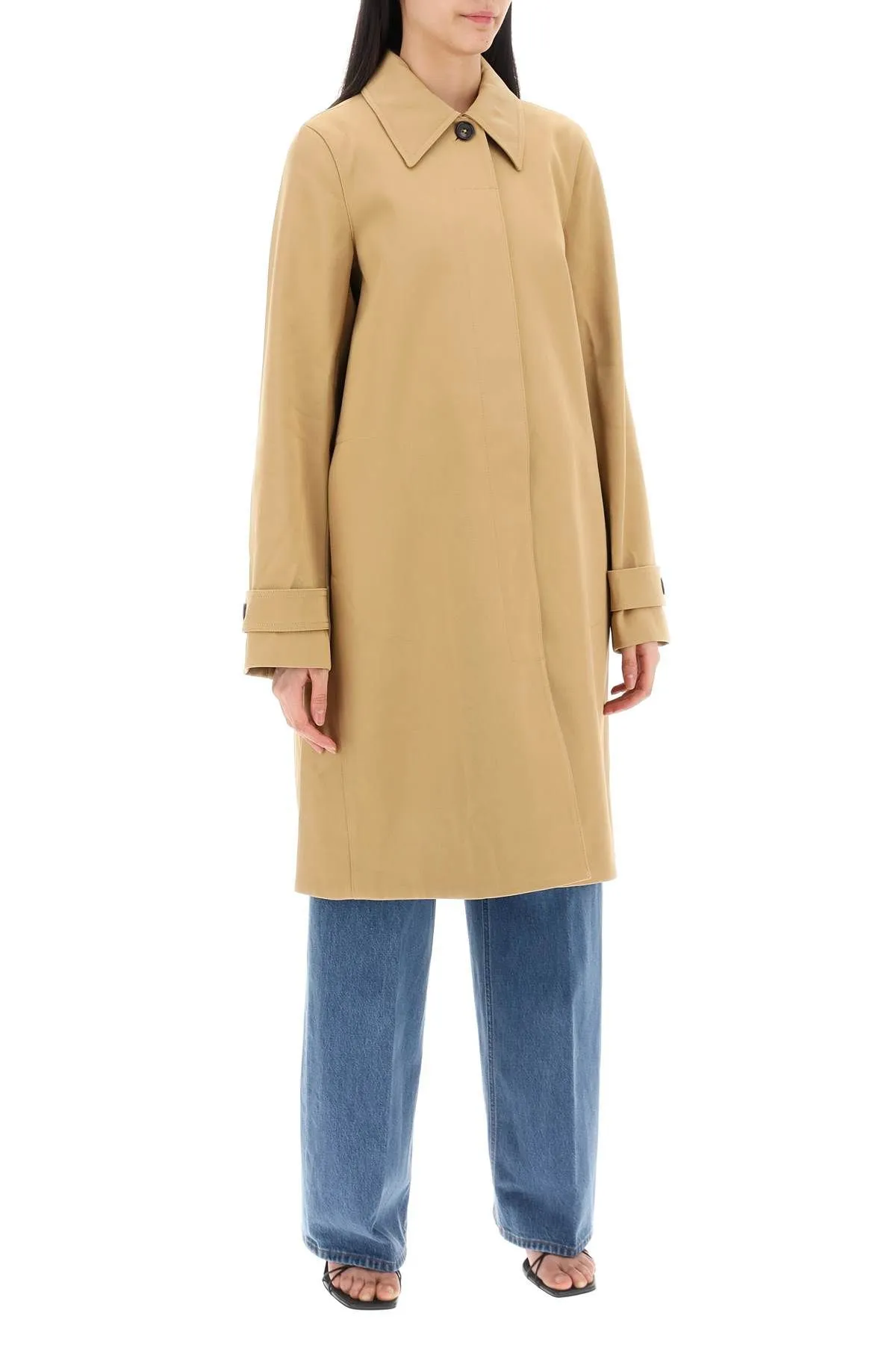 Car coat in cotone organico