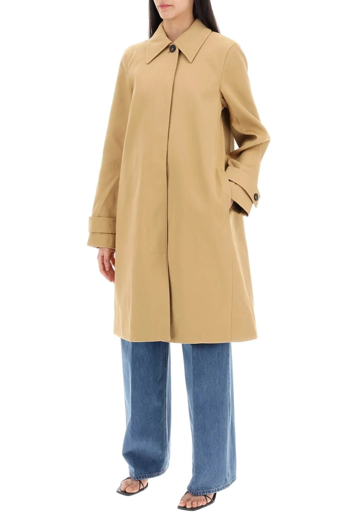 Car coat in cotone organico