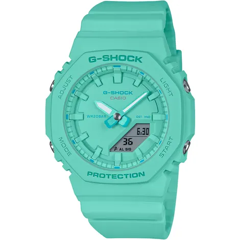 CASIO Orologio casio g-shock in resina verde acqua